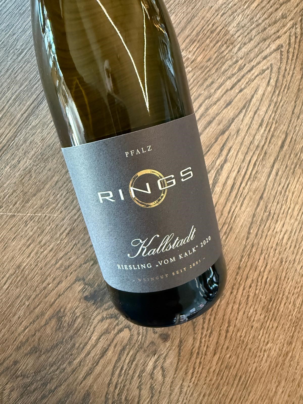 2020 KALLSTADT RIESLING VOM KALK BIO 2020 Weingut Rings